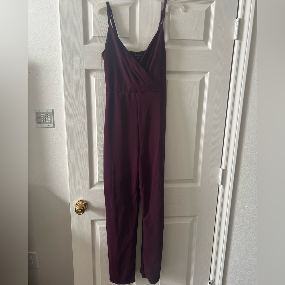 Trixxi plum jumpsuit size small